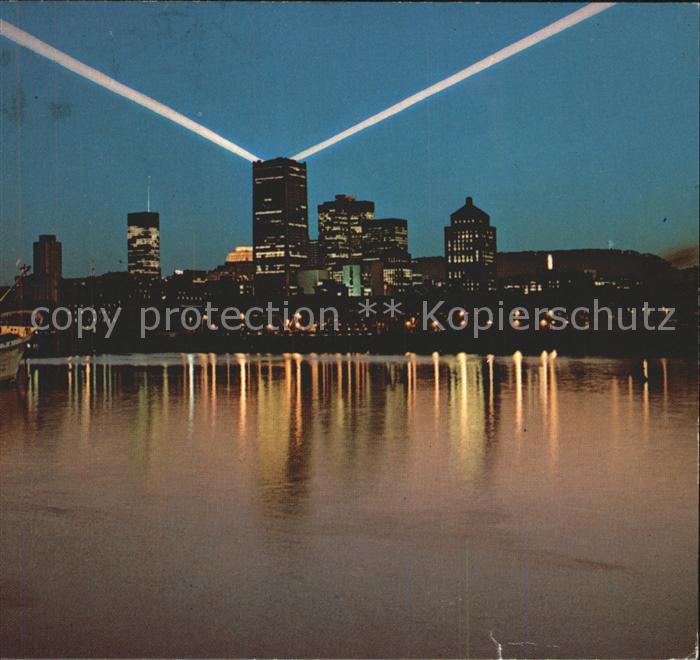 Montreal Quebec Skyline at Night