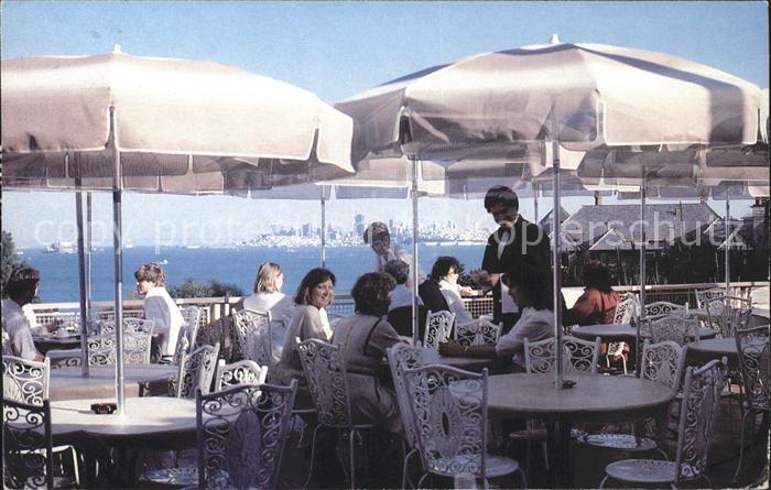 Sausalito Alta Mira Hotel Terrasse