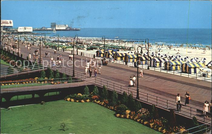 Atlantic City New Jersey Beach and Board-Walk