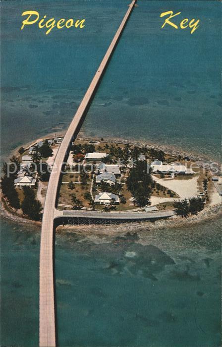 Pigeon Key Fliegeraufnahme Seven Mile Bridge