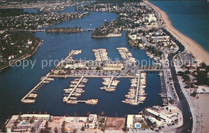 Fort Lauderdale Fliegeraufnahme Bahia Mar Yacht Basin