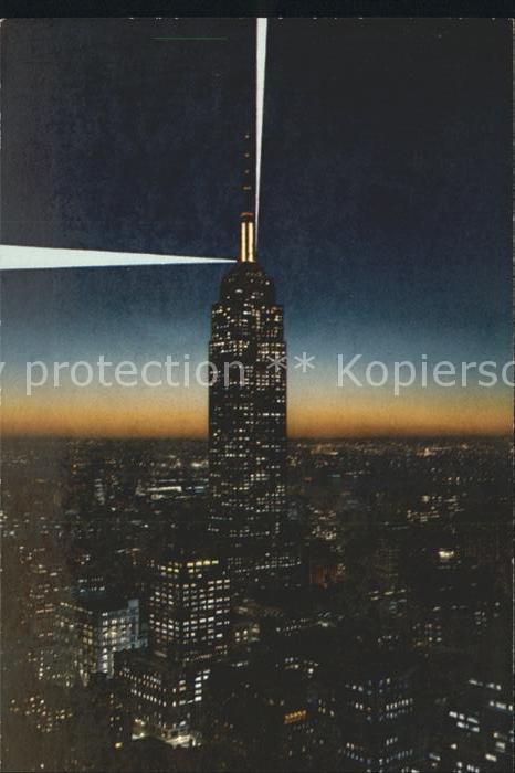 New York City Empire State Building at Night