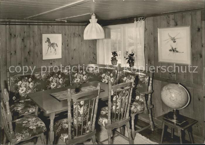 Hirschegg Kleinwalsertal Vorarlberg Kinderkurheim Sonnegg Speiszimmer