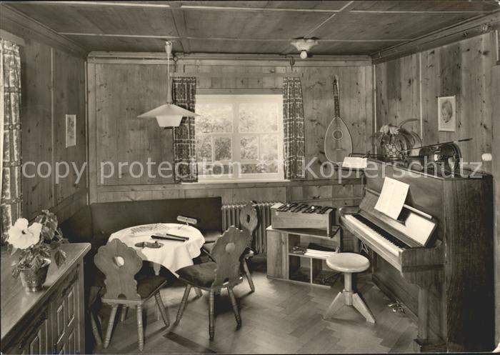 Hirschegg Kleinwalsertal Vorarlberg Kinderkurheim Sonnegg Musikzimmer