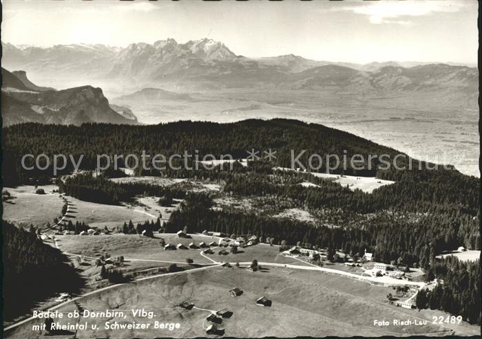 Dornbirn Vorarlberg Bädele mit Rheintal
