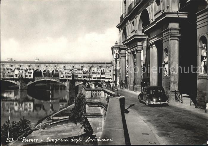 Firenze Florenz Lungarno degli Archibusieri