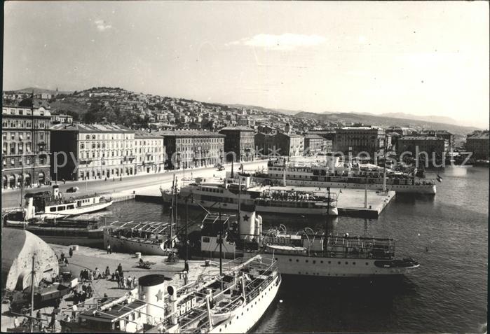 Rijeka Fiume Hafen Schiffe