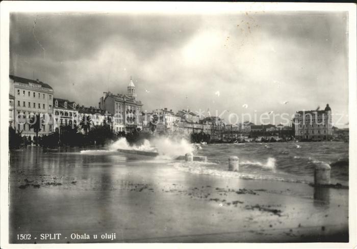 Split Spalato Obala u oluji