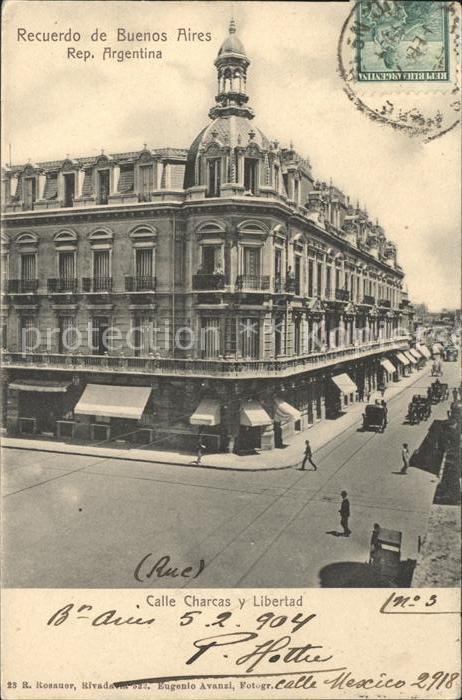 Buenos Aires Calle Charcas y Libertad