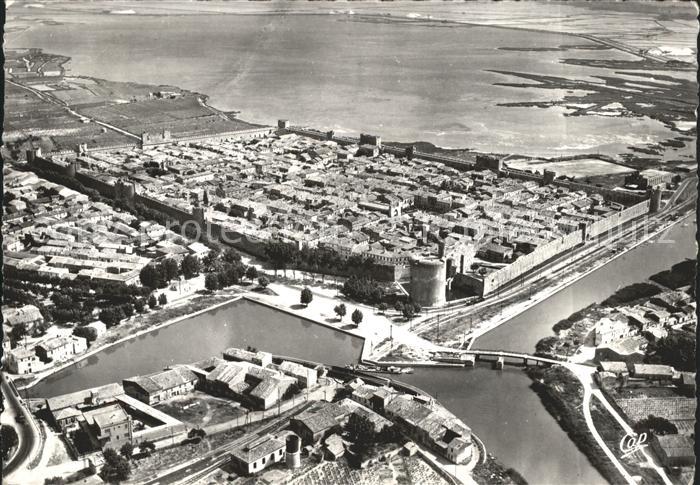 Aigues-Mortes Gard Fliegeraufnahme