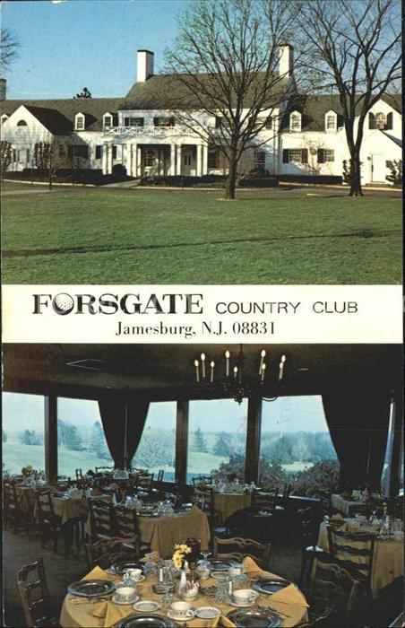 Jamesburg New Jersey Forsgate Country Club Restaurant