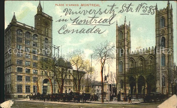 Montreal Quebec Place d Armes