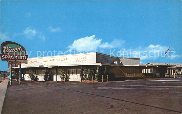 Ontario California Vince's Spaghetti Restaurant