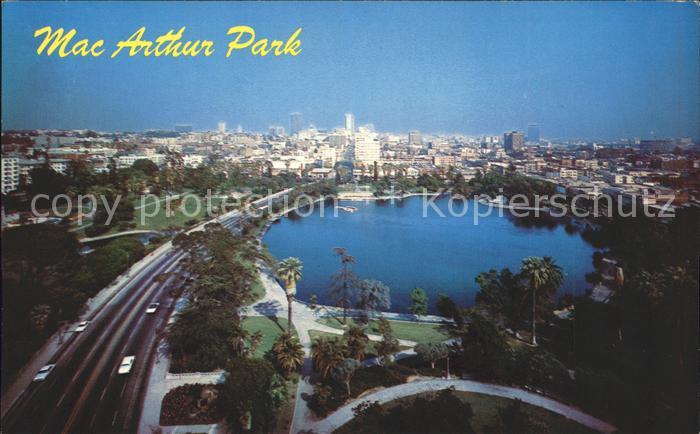 Los Angeles California Mac Arthur Park Downtown