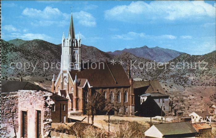 Virginia City Nevada St Marys in the Mountains historic church Ghost Town