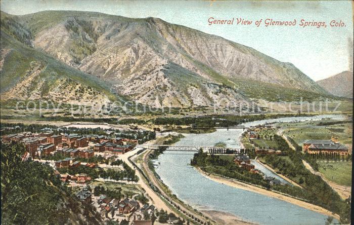 Glenwood Springs General view Mountains
