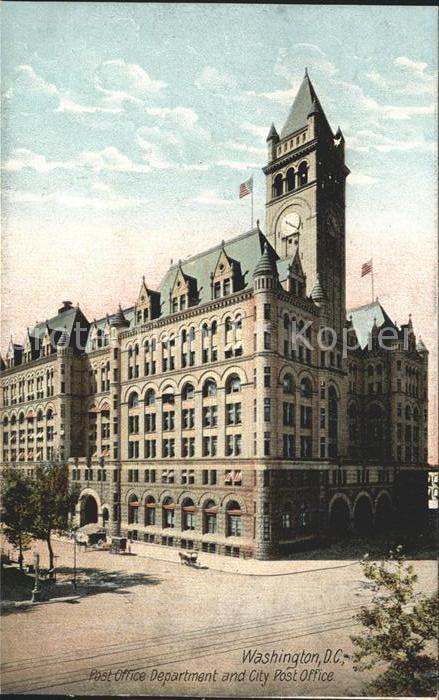 Washington DC Post Office Department and City Post Office