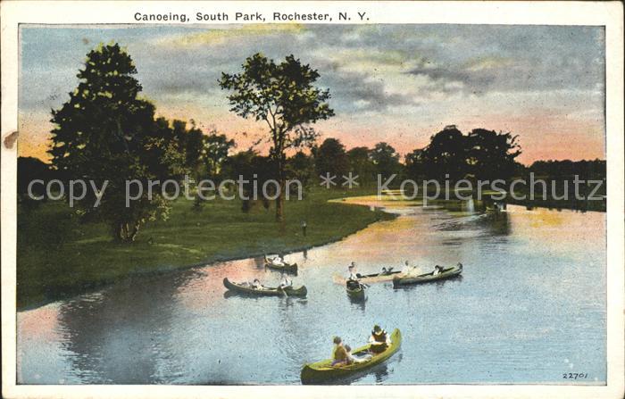 Rochester New York Canoeing South Park