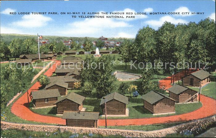 Red Lodge United States Tourist Park on Highway 12 near Yellowstone National Par