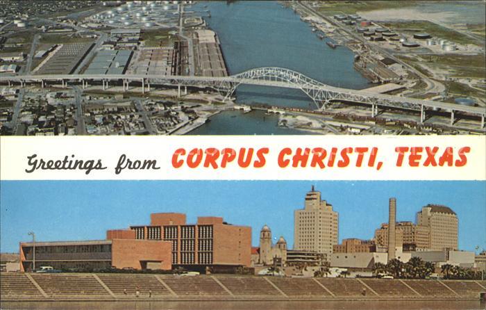 Corpus Christi Harbor Bridge Skyline