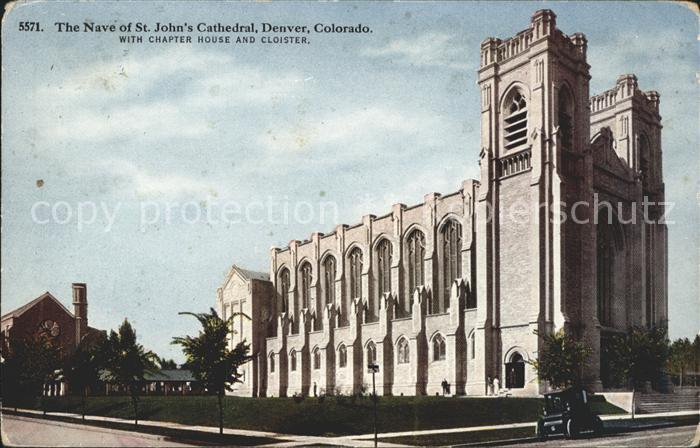 Denver Colorado Nave of St John's Cathedral Chapter House Cloister