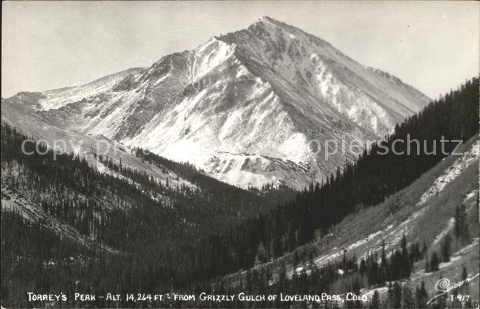 Georgetown Colorado Torreys Peak Grizzly Gulch of Loveland Pass Rocky Mountains