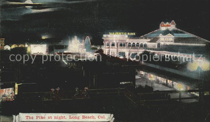 Long Beach California The Pike at night