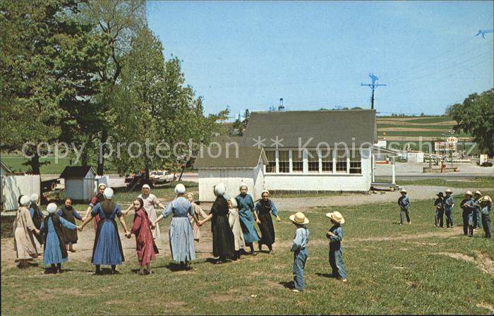 New Castle Pennsylvania Amish School Children Glaubensgemeinschaft