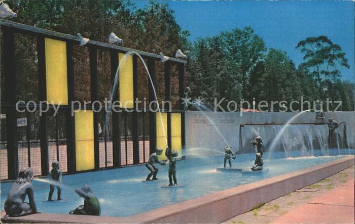 Mexico City Childrens Playing Chapultepec Park