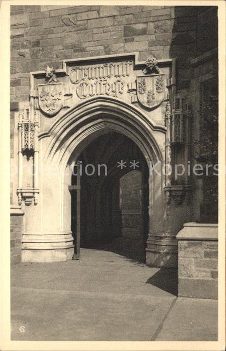 New Haven Connecticut Yale University Trumbull College Newton Gateway