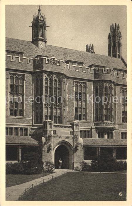 New Haven Connecticut Yale University Sterling Law Buildings Court