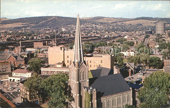 Binghamton Birds eye view of the City