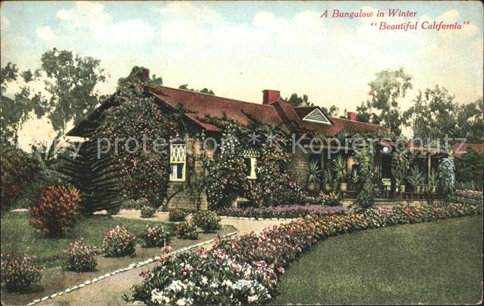 San Francisco California A Bungalow in Winter