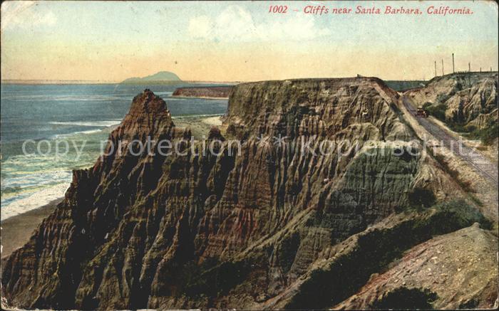 Santa Barbara California Cliffs Coast