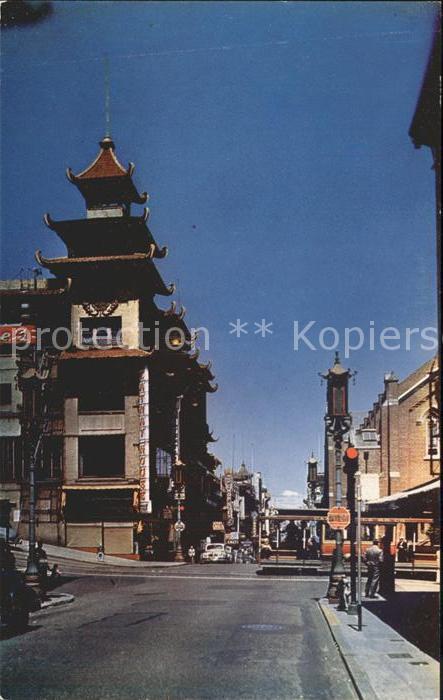 San Francisco California Chinatown Grant Avenue