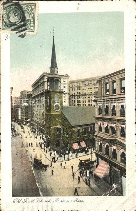 Boston Massachusetts Old South Church
