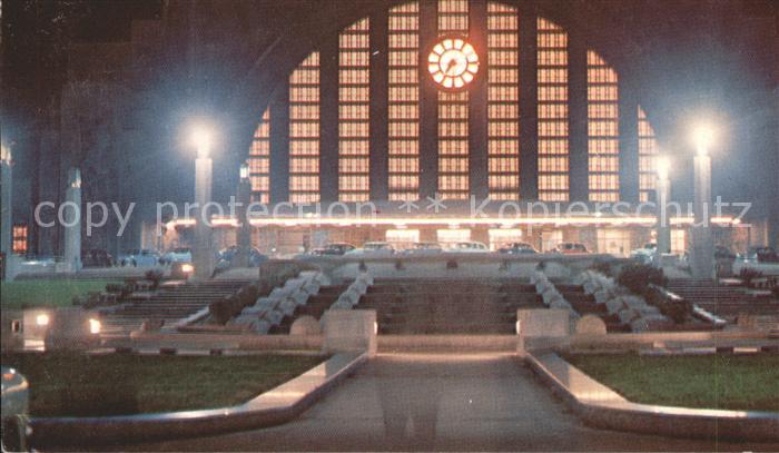 Cincinnati Ohio Union Terminal night view