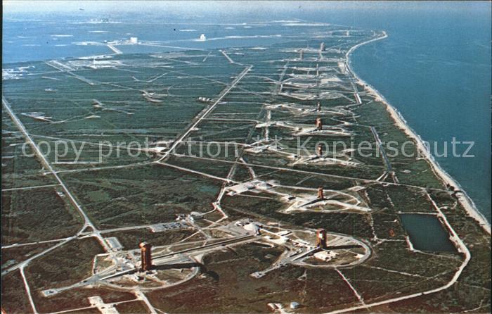 Cape Canaveral John F. Kennedy Space Center NASA aerial view