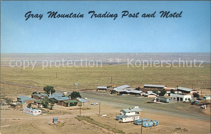 Gray Mountain Trading Post and Motel aerial view