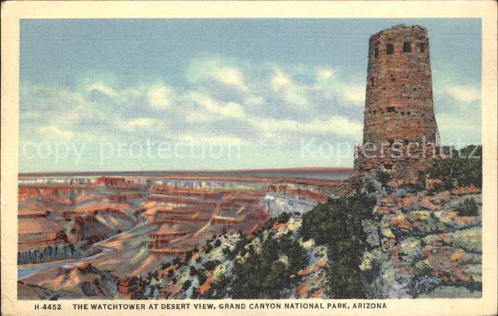 Grand Canyon Watchtower at Desert View