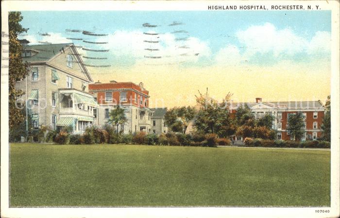 Rochester New York Highland Hospital