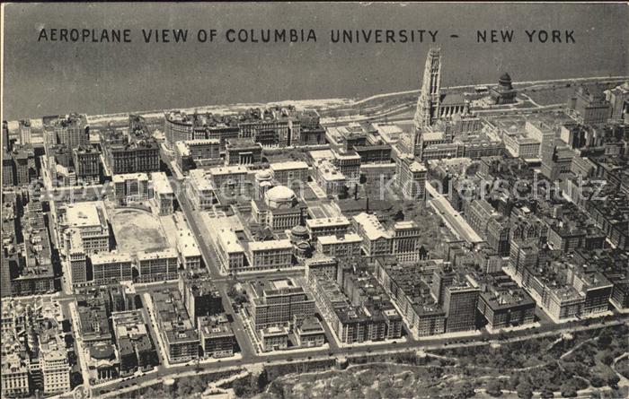 New York City Columbia University aerial view