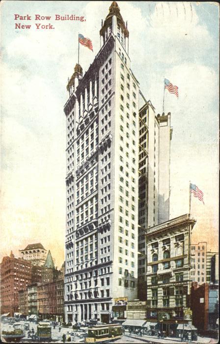 New York City Park Row Building Skyscraper