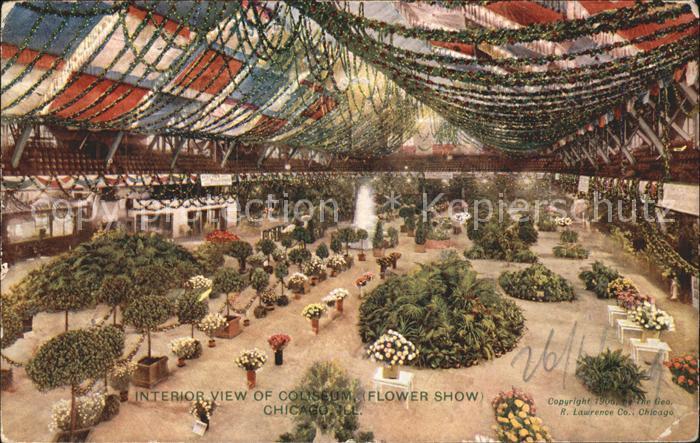 Chicago Illinois Coliseum Flower Show