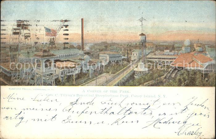 Coney Island New York Corner of the Park