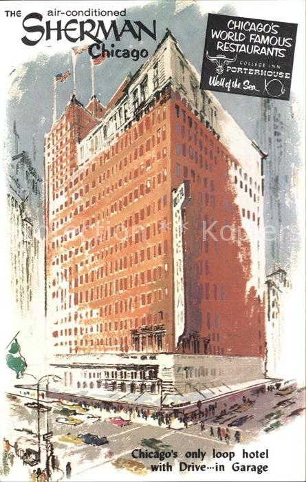 Chicago Illinois Sherman Hotel