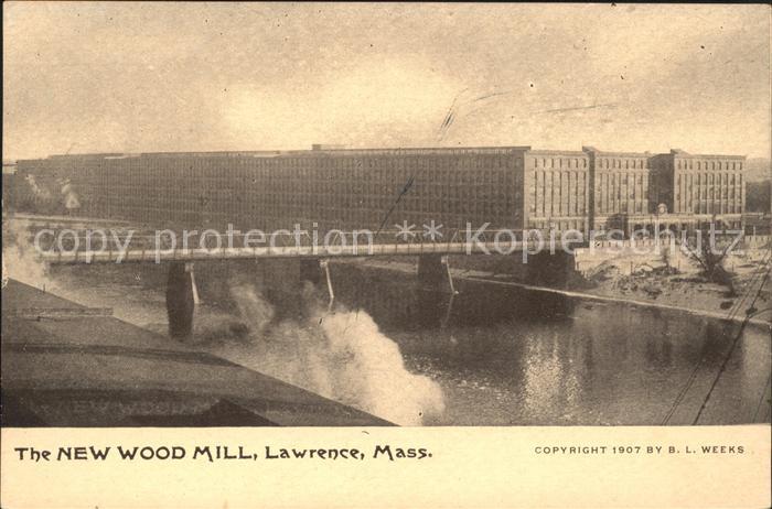 Lawrence Massachusetts New Wood Mill