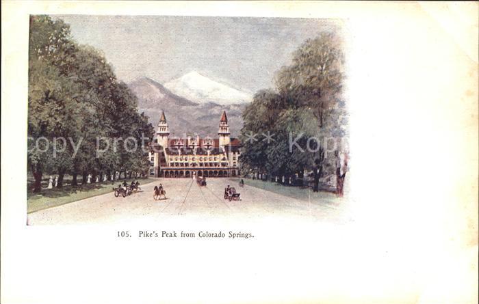 Colorado Springs View with Pike's Peak