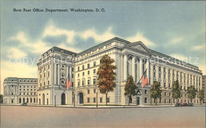 Washington DC New Post Office Department