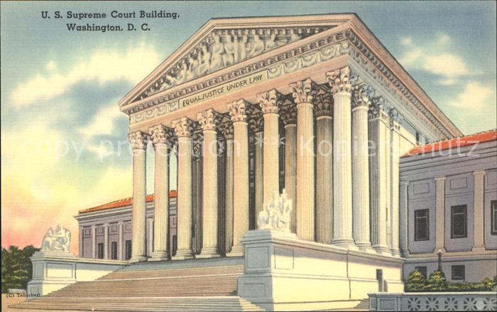 Washington DC U.S. Supreme Court Building